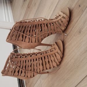 Sam Edelman Caged Nude Heels